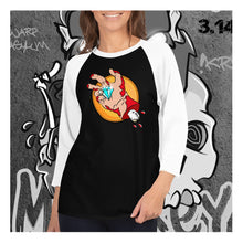 Load image into Gallery viewer, Running Jewels Raglan (Black/White or White/Red)