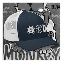 Load image into Gallery viewer, God Complex Trucker Cap (White Light Edition)