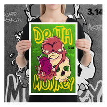 Load image into Gallery viewer, Death Monkey Giclée Print (12X18)
